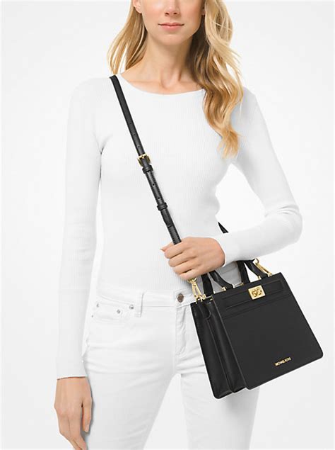 tatiana medium satchel michael kors|Michael Kors Tatiana Medium Leather Satchel.